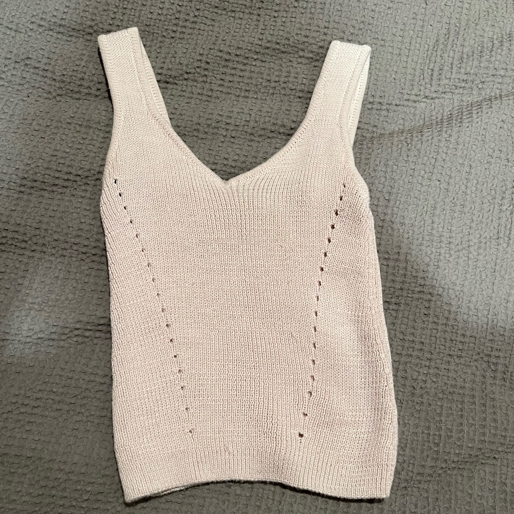 Knit tank top
